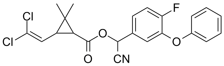 乙腈中氟氯氰菊酯溶液，100μg/mL